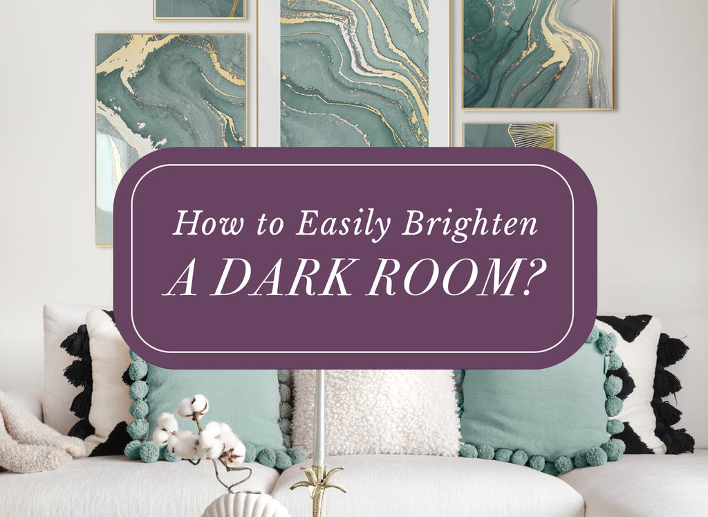 How to brighten up a dark interior? Check out the guide.
