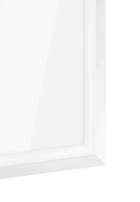 Set Of 4 Posters Watercolor Pink Pastel Real Gold + 4 Metallic White Frames 50x70cm