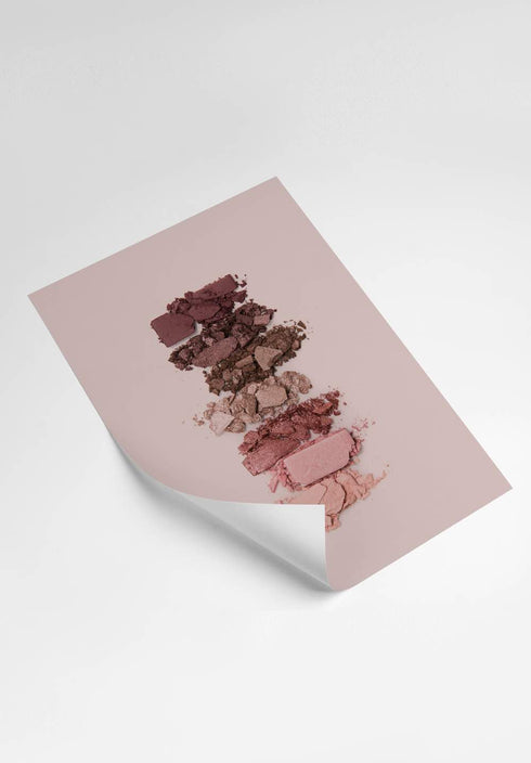 Ruby Mineral Real Rose Gold Set Of 6 Posters 50x70cm