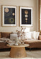 Planets Real Gold Set Of 2 Posters 50x70cm
