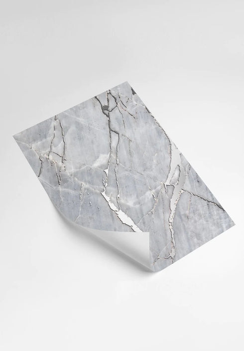 Silver Sparkle Real Silver Set Of 3 Posters 50x70cm