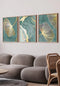Mint Ginko Real Gold Set Of 3 Posters 50x70cm