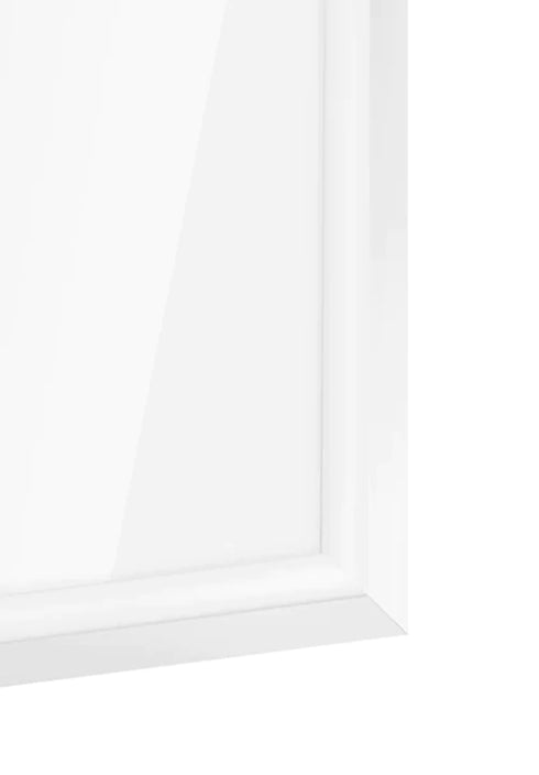 Set Of 3 White Metallic Frames 50x70cm