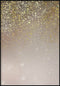 Glitter Beige Real Gold Poster 50x70cm