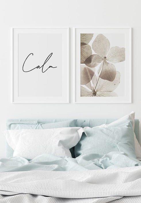 Ruhiges Typografie-Poster