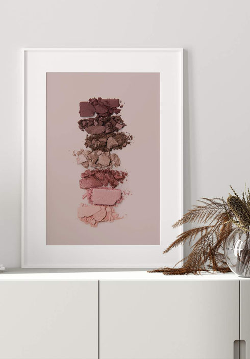 nude eyeshadow palette poster