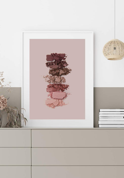 crushed eyeshadow palette poster
