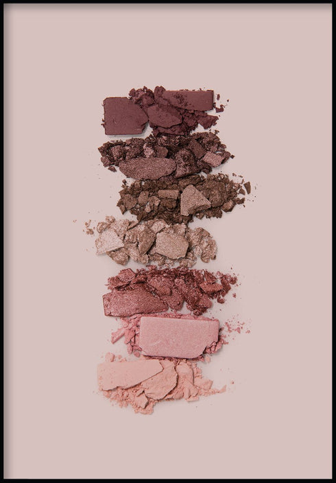 eyeshadow palette poster