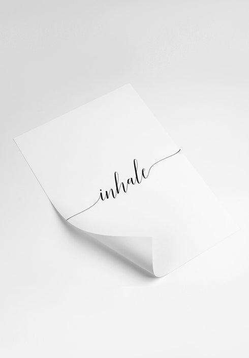 poster with inscription