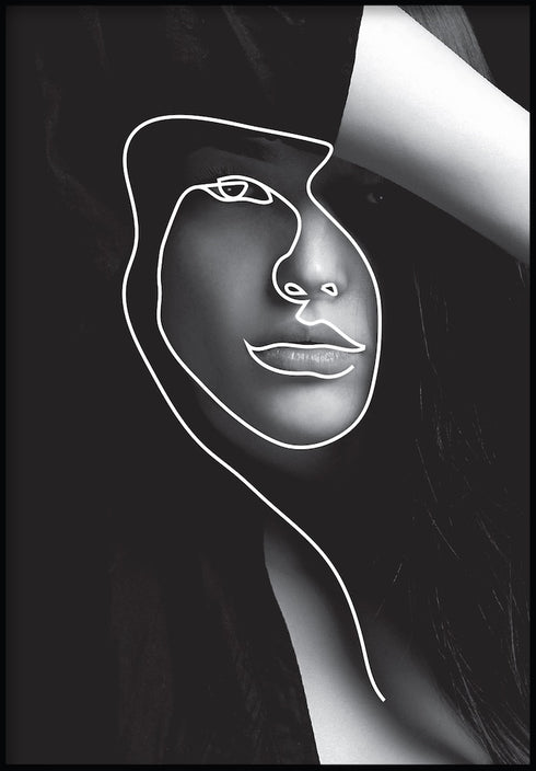 modern portrait poster