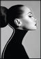 Woman Profile Portrait Poster 50x70cm