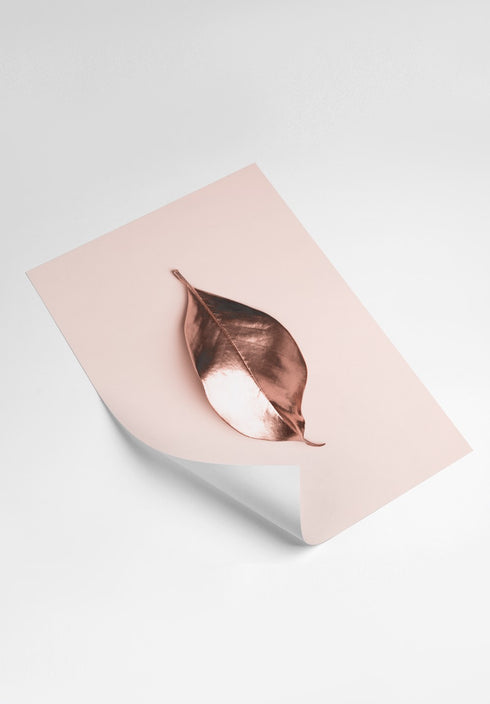 poster with one leaf