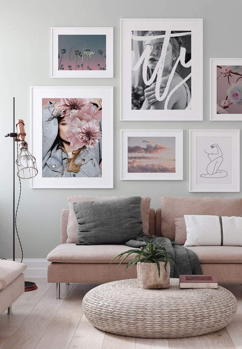 modarn woman jeans poster