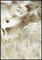 White Bloom Poster 50x70cm