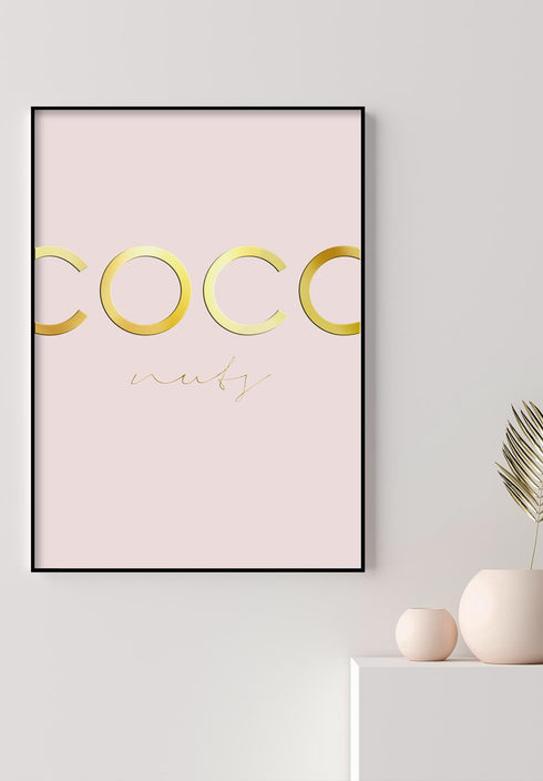 Coco Nuts Real Gold Poster – GlamPosters