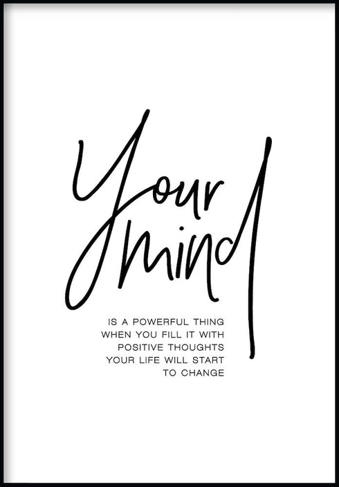 Your Mind Poster - GlamPosters.com